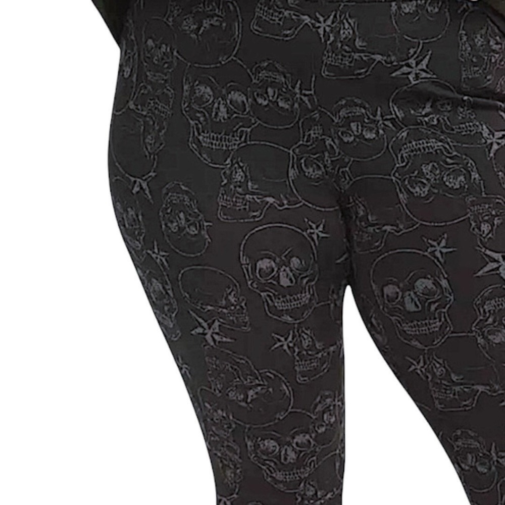 TORRID Skulls Design Full-Length‎ Signature Leggings NWT  Size 4X